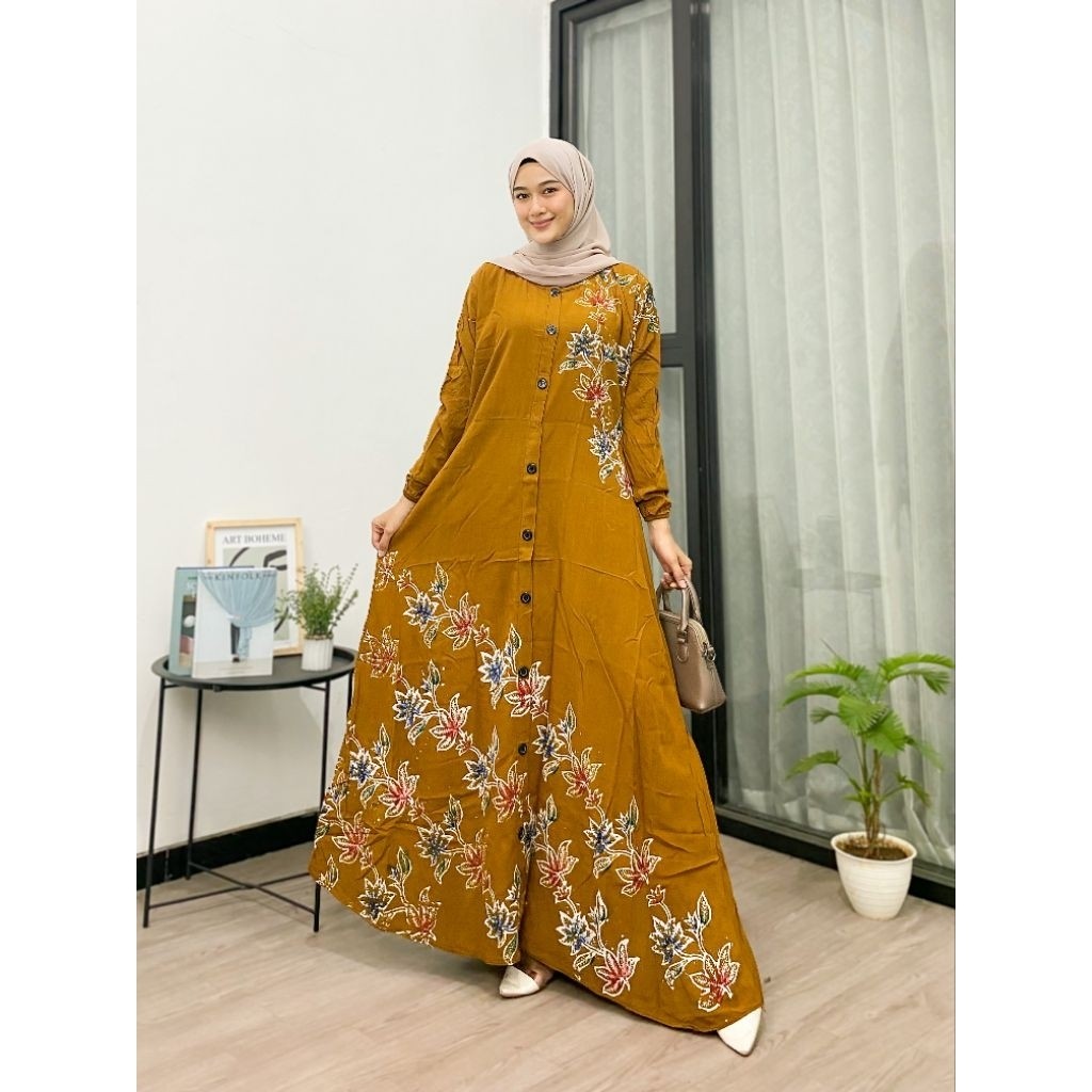 PROMO gamis twill gamis twill ori gamis terbaru gamis twill ori pekalongan motif terbaru gamis twil 