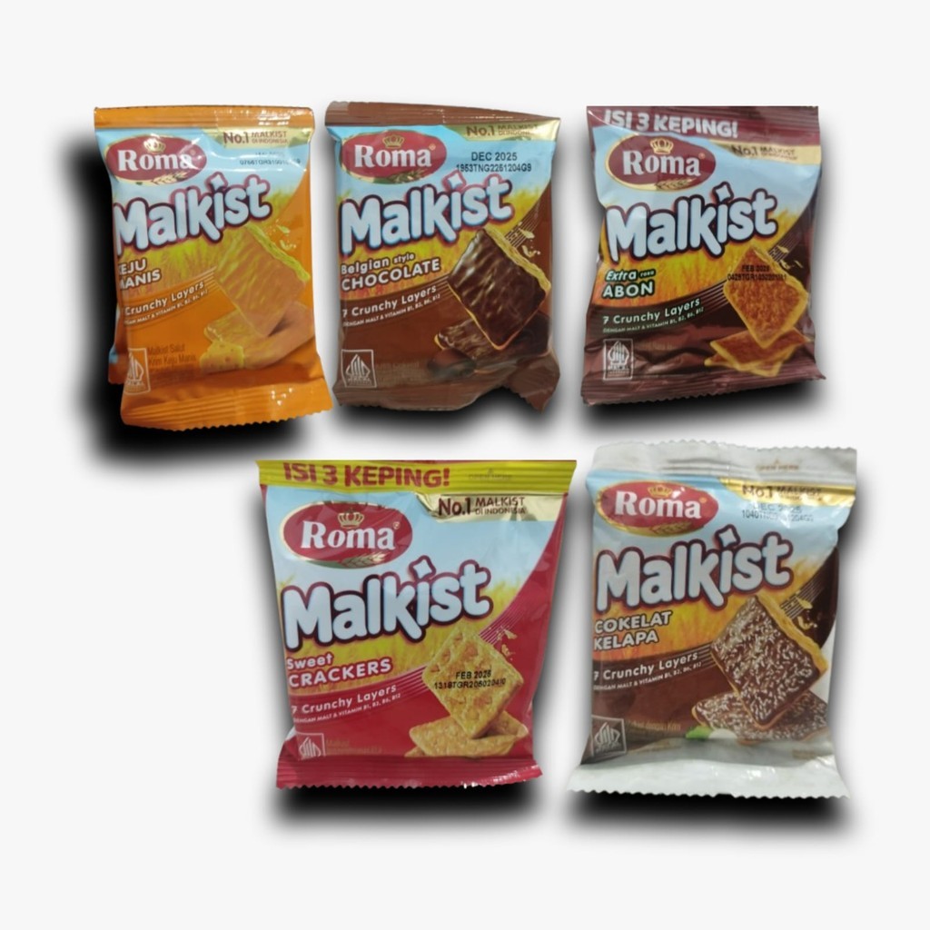 Langit_Rembulan Mayora Roma Malkist 1 Renceng 10 Pcs Snack Varian