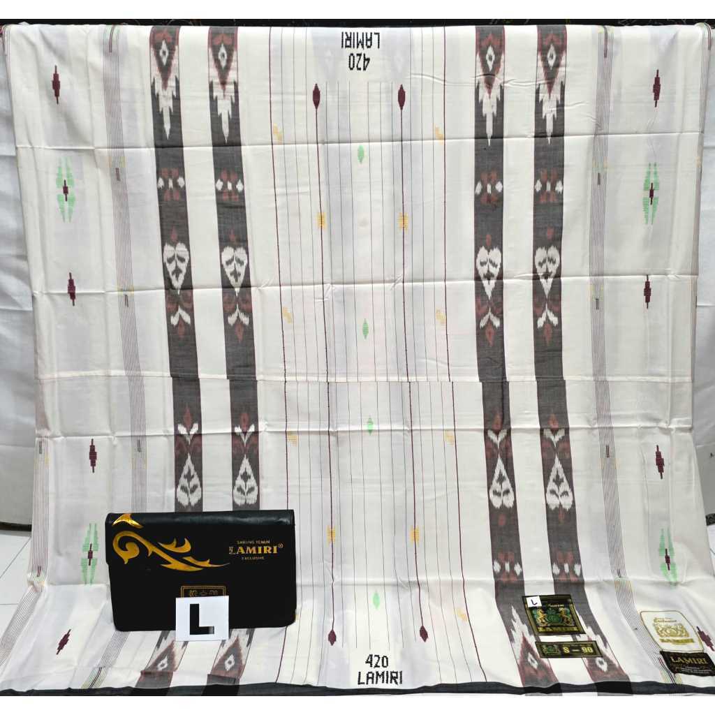 Sarung Songket Lamiri SKT Hitam Mesres Elegan