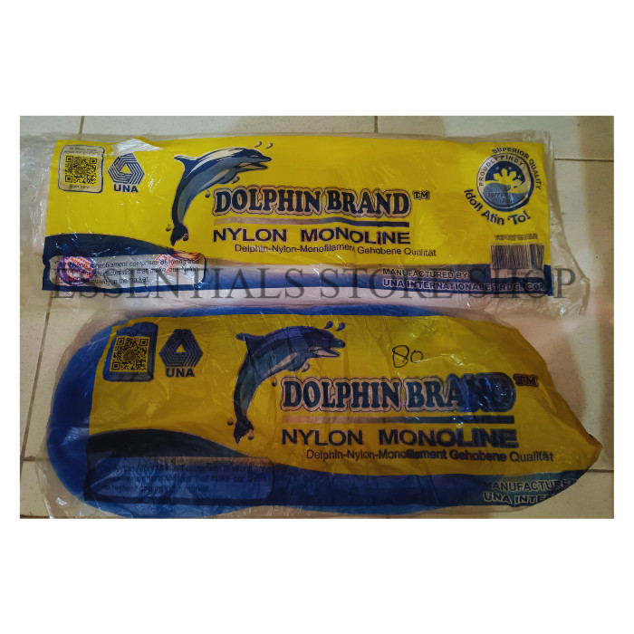 NILON DOLPHIN MONOFILAMENT WARNA BIRU/PUTIH MONOFILAMENT ORI PHILIPINA 100% PALING MURAH DAN BISA CO