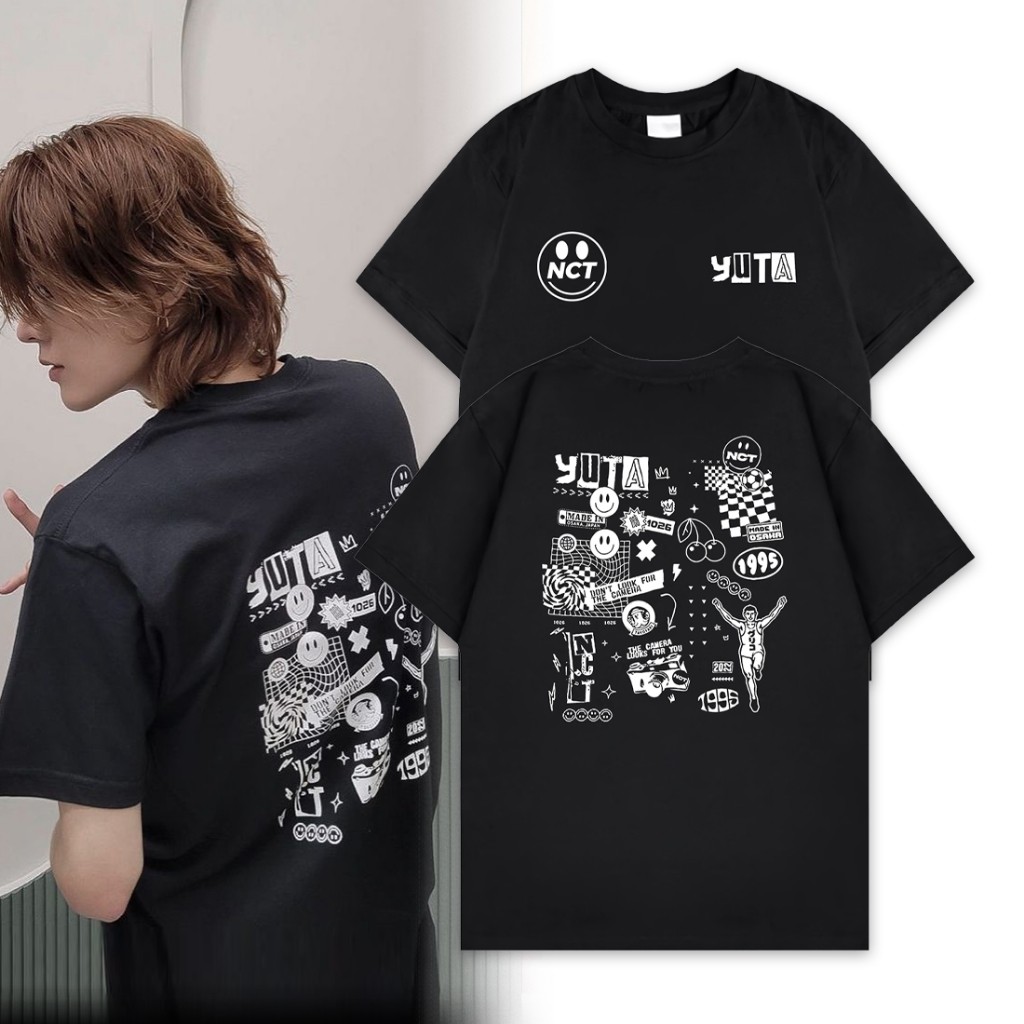 Kaos KPOP NCT 127 Capsule YUTA Inspired - baju t shirt Korean style | idol tee merchandise merch tou