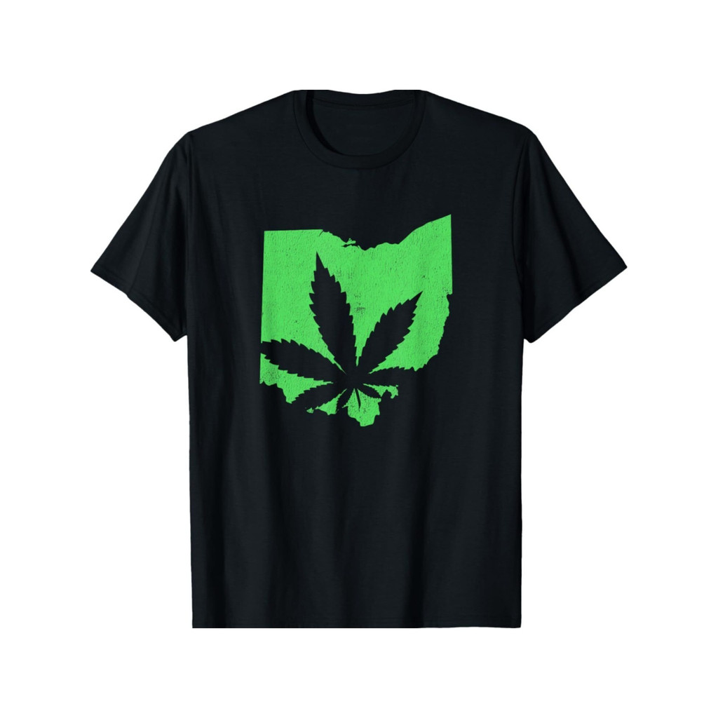 Kaos Ohio Pot Leaf 420 Ganja - Kaos Hoodie, Kaos Keluarga
