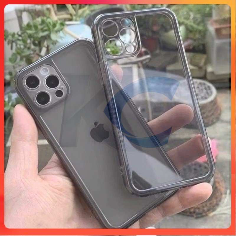 KC CASE CLEAR BLACK IPHONE X/IP XS/IP XR /IP 11/IP 12/IP 12 PRO/IP 13/IP 13 PRO/IP 14/IP 14 PRO/IP 1