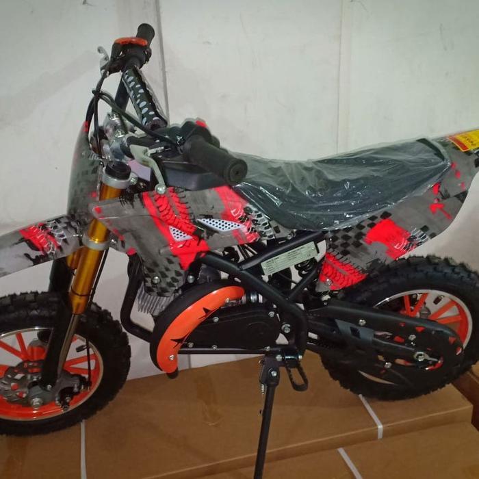 Mainan Anak Motor Bensin Motor Trail 50 CC Air Brush