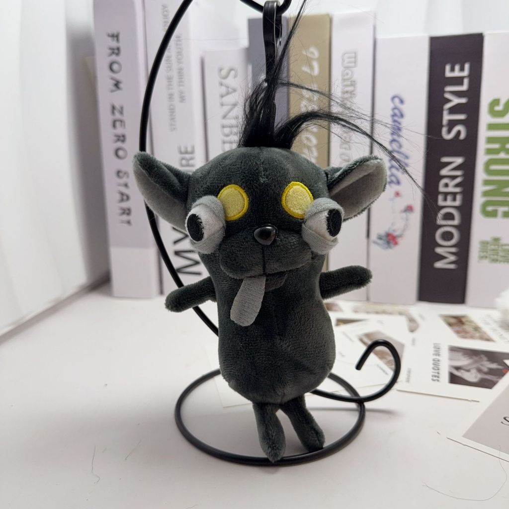 Stuffed Animals Chihuahua Pent Puppy Pet Realistic Stuffed Chihuahua Doll 15cm Keychain Pent Chihuah