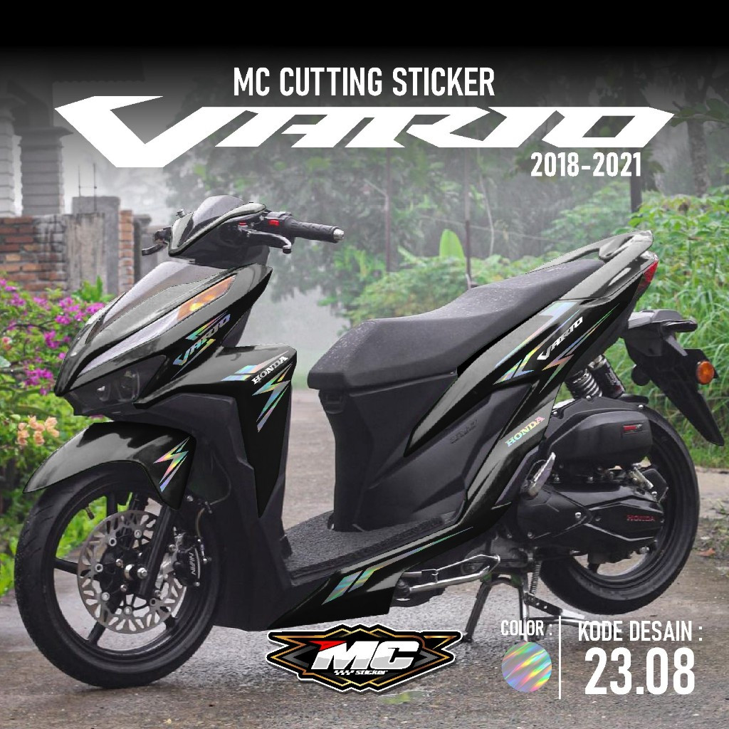 Cutting Sticker Vario 150 & 125 Aksesoris Motor Stiker Honda Vario 2018 2019 2020 2021 New Schotlite
