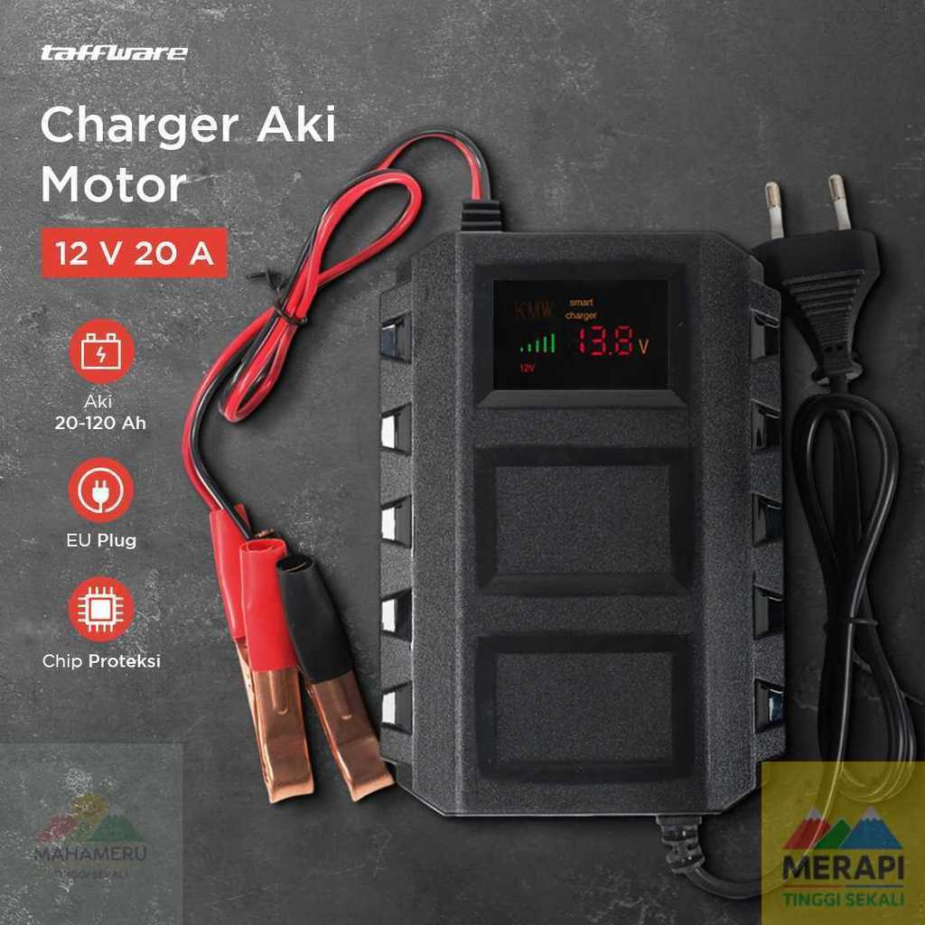 Taffware Charger Aki Mobil Intelligent Battery Charger 12V 20A - KC-20A