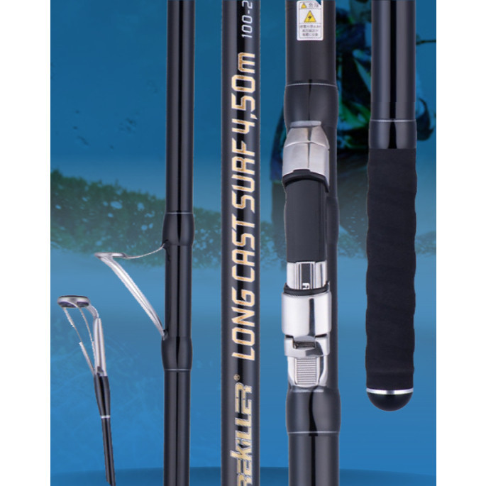 Joran Pancing FUJI japan Lurekiller LongCast Surf 4.5M CW 100-250G realseat Fuji dan DPS JP026