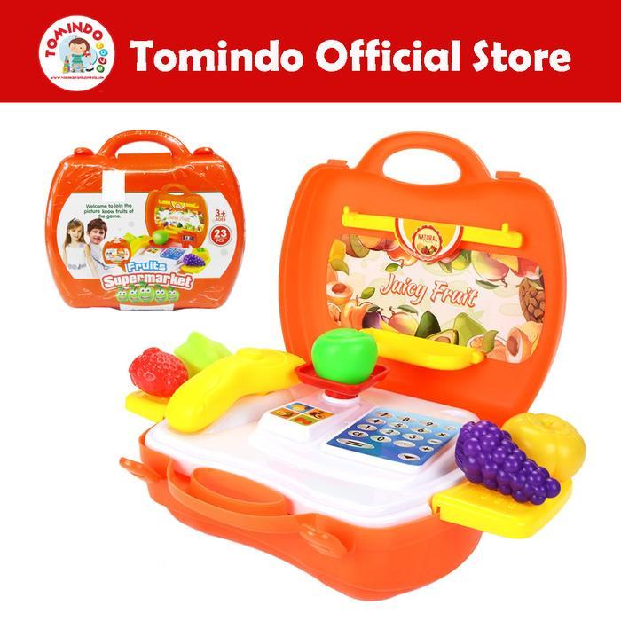 Tomindo Mainan Anak Supermarket maenan anak laki perempuan kasir baru