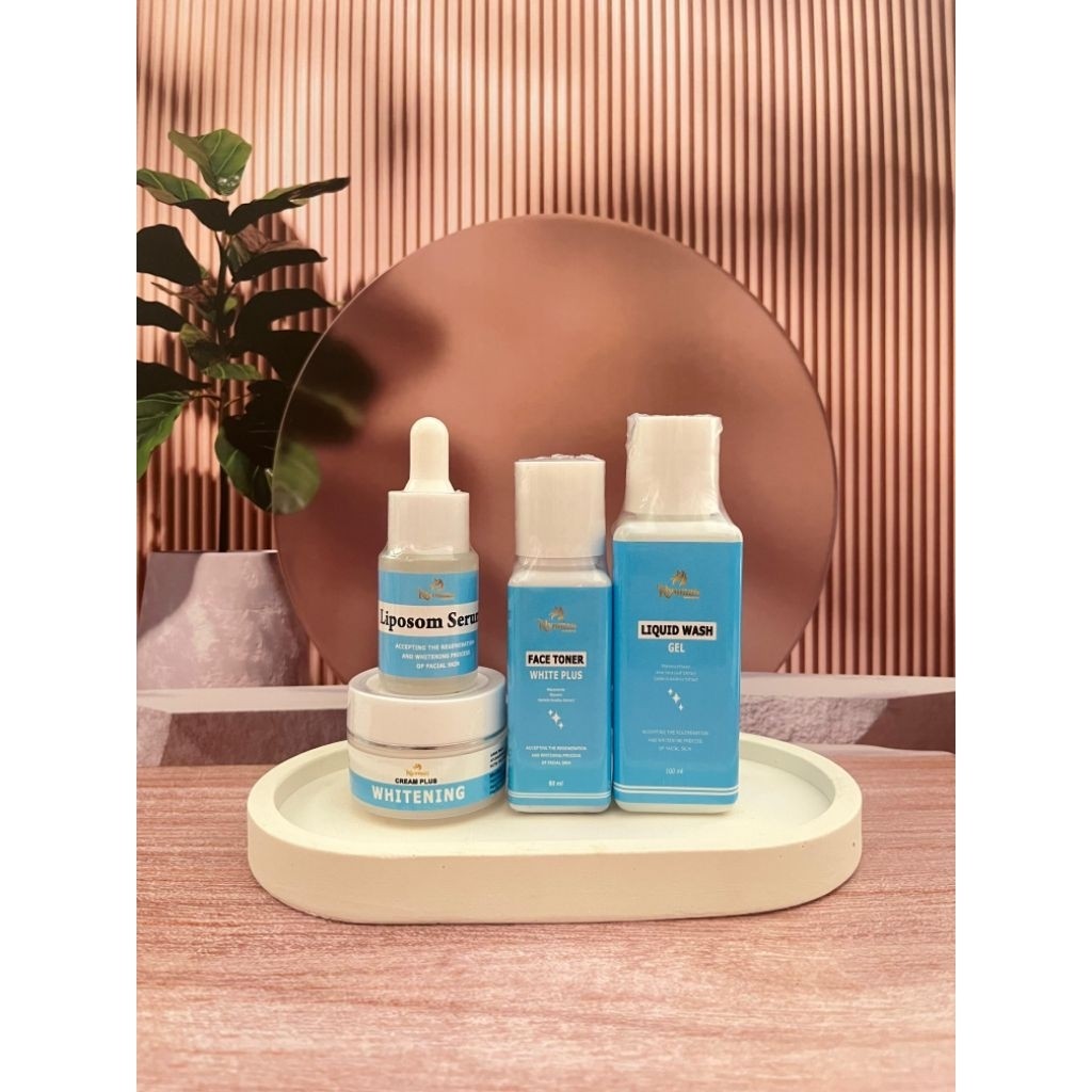 [BPOM] Paket Whitening Plus with serum Liposom | Paket Whitening Plus NYOMAN skincare / Nyoman biru 