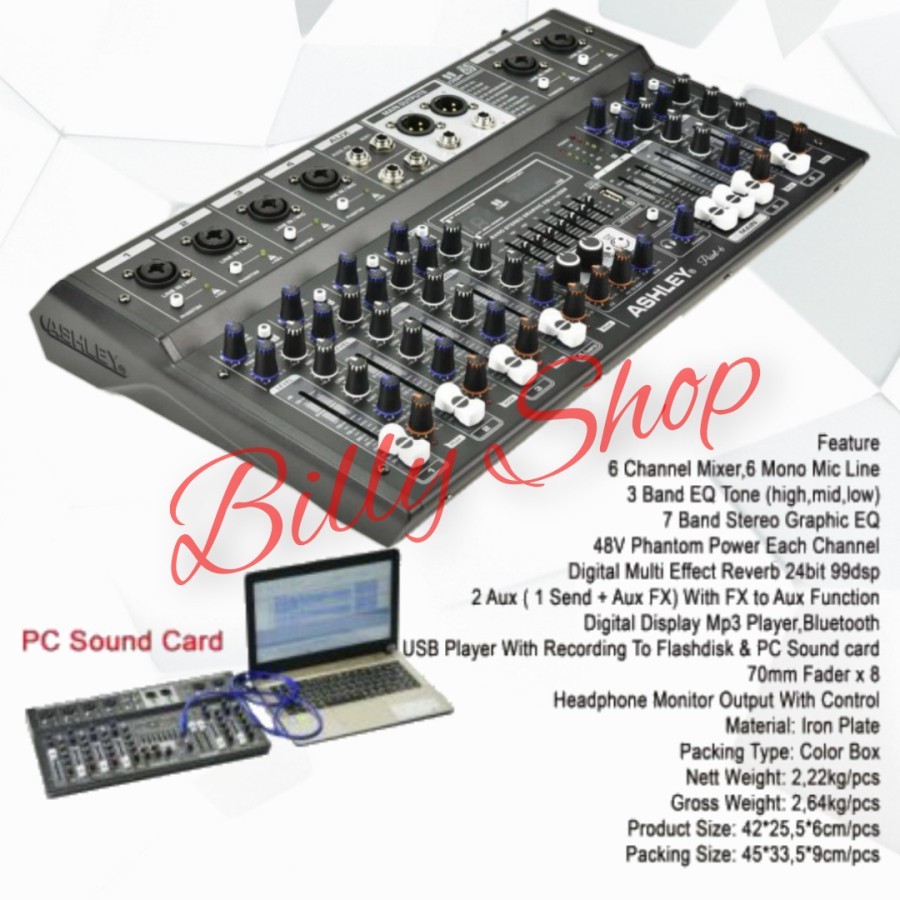 promo MIXER AUDIO ASHLEY / Mixer Ashley Point 6 / Samson 6 / Batter 7 / 404i COD