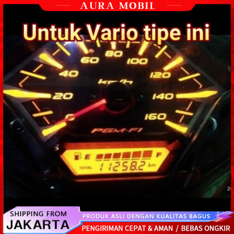 LCD Vario 125 / 150 LED 2016 - 2017 LCD INDIKATOR BENSIN HONDA Vario -Aura Mobil