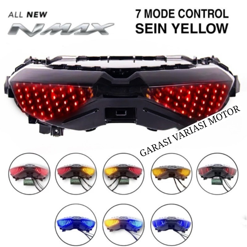Lampu Stop Nmax New 8 Mode Lampu Model Stoplamp Nmax New Lampu Belakang Nmax New 8 Mode Original
