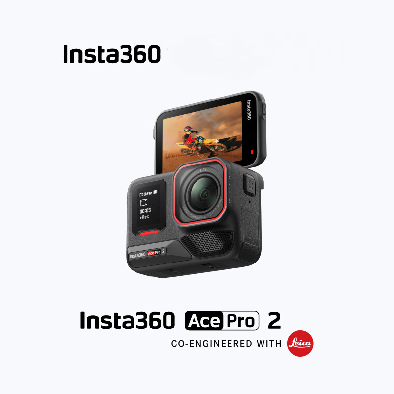 Insta360 Ace Pro 2 Action Camera 8K UltraHD Leica Lens Waterproof