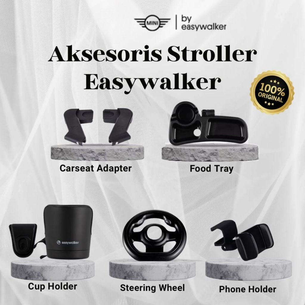Easywalker FOOD TRAY / pelengkap stroller anak / Easywalker BUGGY GO Accessories / CUP HOLDER easywa