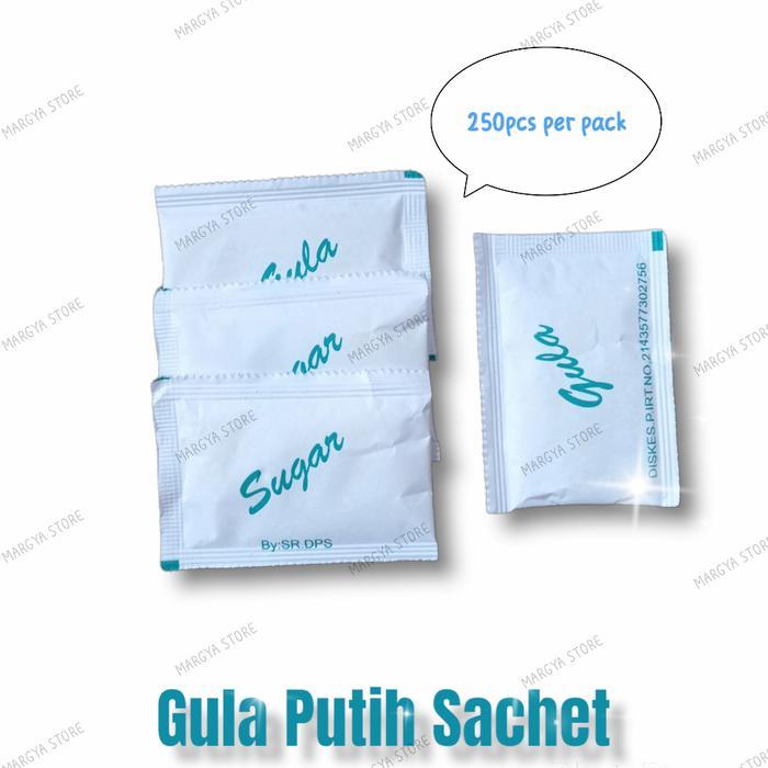 gula sachet 250 pcs/Gula saset hotel/gula sachet/white sugar sachet