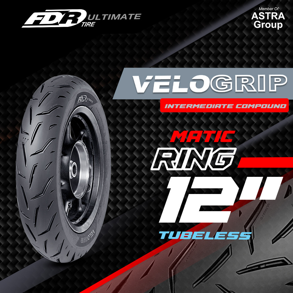 Ban Motor Tubeless FDR VELOGRIP Ring 12