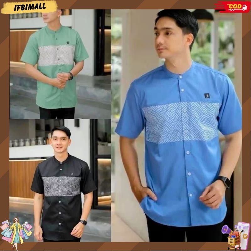 baju koko kautsar lengan pendek baju koko kausar lengan pendek koko dewasa lengan pendek baju koko p