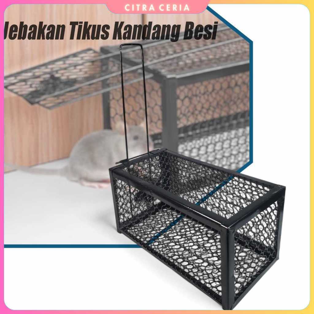 TaffHOME Jebakan Tikus Kandang Besi Automatic Mousetrap - B-23