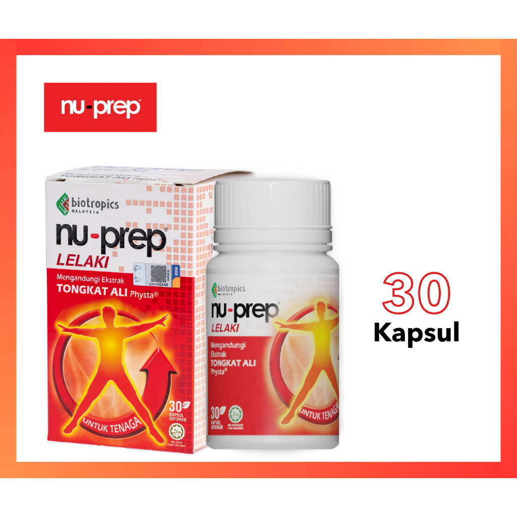 Nu-Prep - Ekstrak Akar Tongkat Ali - (30 Kapsul)