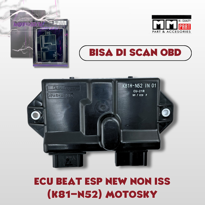 ECU BEAT ESP NEW NON ISS K81-N52 MOTOSKY - Ecu Beat POP / Beat eSP NON ISS K81H-N52 IN 01