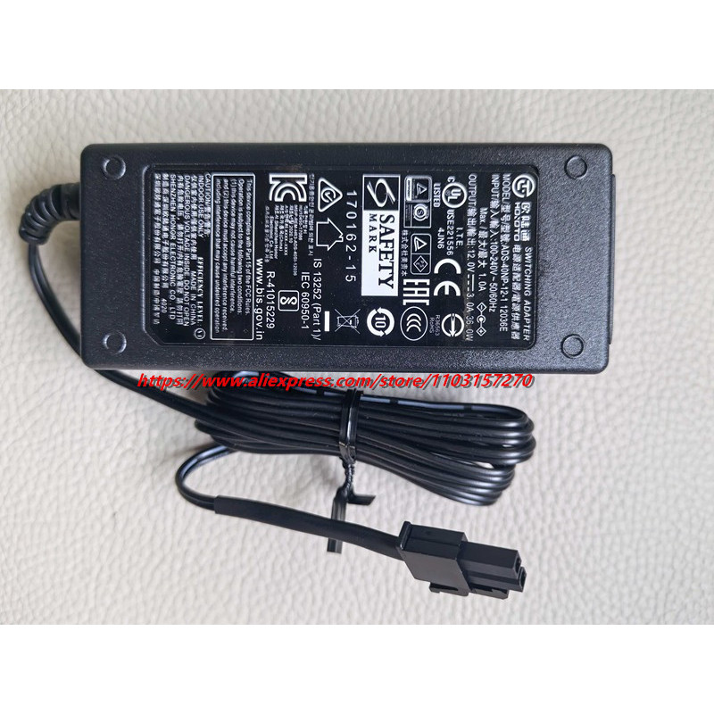 2 PIN 12V 3A 36W Switching Power Adapter for FORTIGATE F FORTINET 60D FG60D 30E3G4G 30E AD036RABFTN3