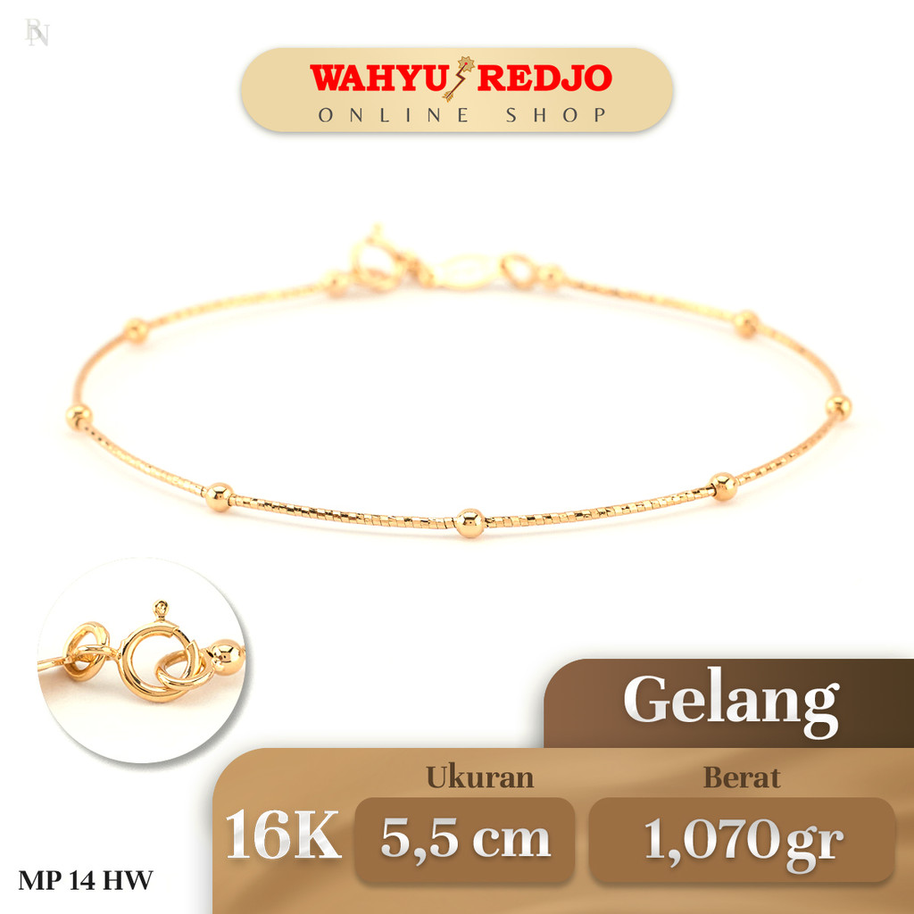 Gelang Emas Kadar 16K Wahyu Redjo GL-16K-30691209-PMR