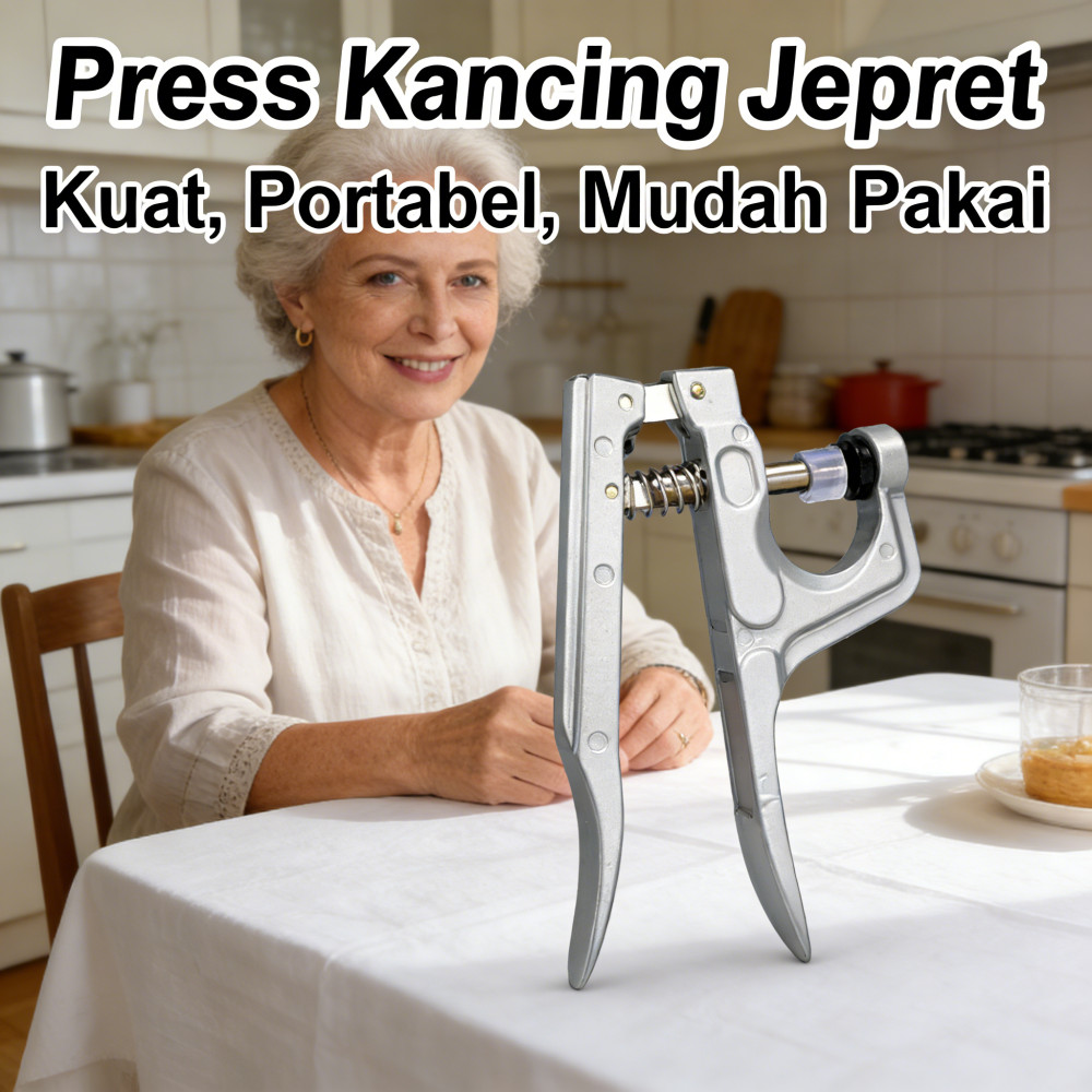 Kancing Jepret Press Tang Kancing Alat Menjahit Snap Kancing Alat Pasang Plastik Kancing Jepret