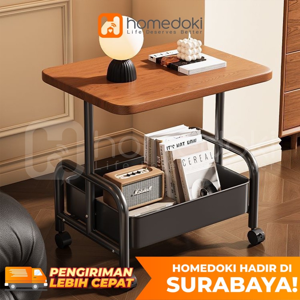 Homedoki Rak Susun Serbaguna/Rak Dapur/Rak Dapur Serbaguna/Rak Troli/Rak Troli Susun Roda