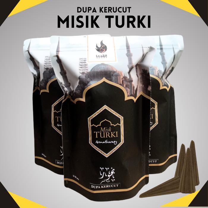 Dupa Bukhur Kerucut Gaharu Bakar Wangi Arab Isi 50 Misik Turki - Misik Turki
