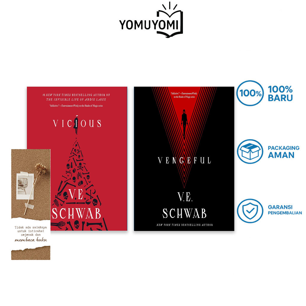 Vicious | Vengeful by V. E. Schwab (English) yomuyomi.