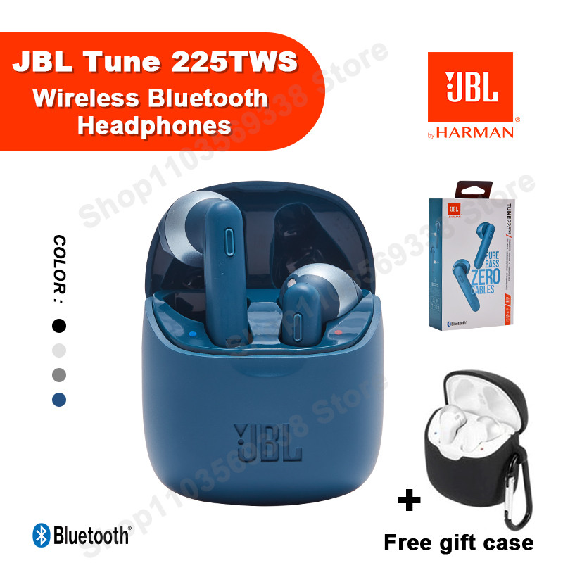Original JBL Tune 225 TWS Wireless Bluetooth Headset Stereo Headphones Sports Running Earphone JBL T