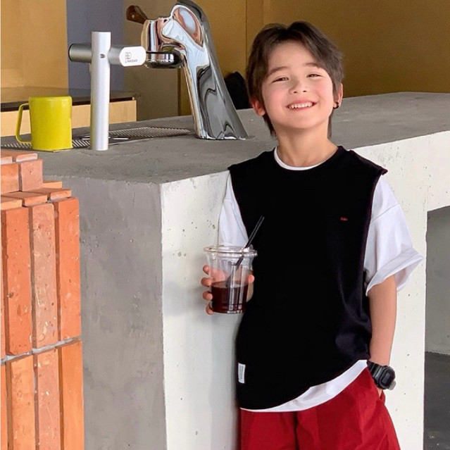 TANK TOP ANAK PREMIUM - DREW TANK TOP - Kaos Basket Anak Laki-Laki Perempuan - Jersey Basket Anak Co