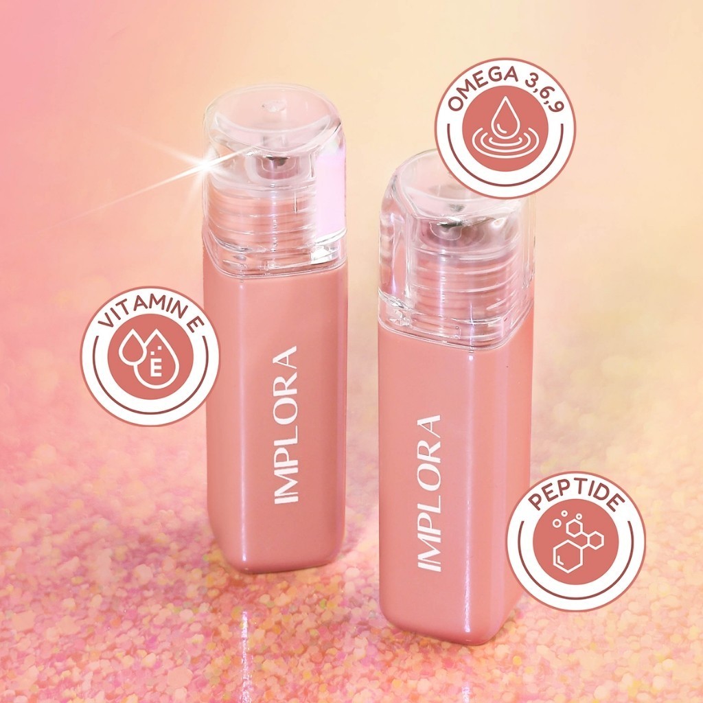Implora Jelly Tint Omega & Vitamin E | Tahan Lama & Nyaman