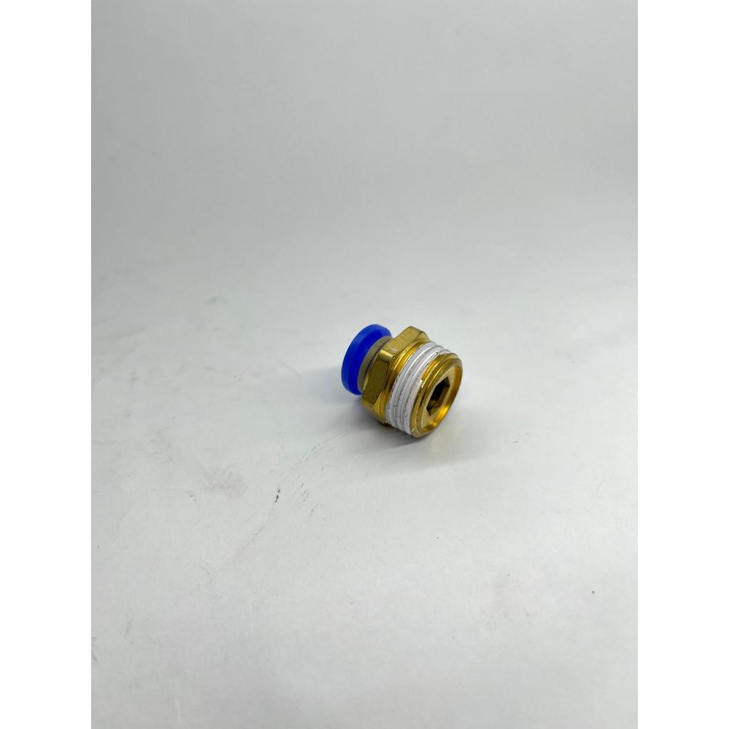 FITTING PNEUMATIC LURUS MALE DRAT SELANG SLIPLOCK MPC / PC6-M8 Selang 8mm