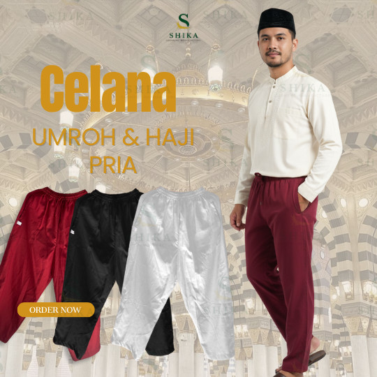 Celana Umroh Muslim Pria Dewasa Celana Panjang