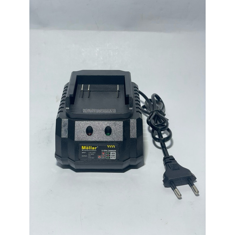 Mollar Charger Cordless 20V ( 2.0  AH ) , ( 4.0 AH )/ Charger Baterai