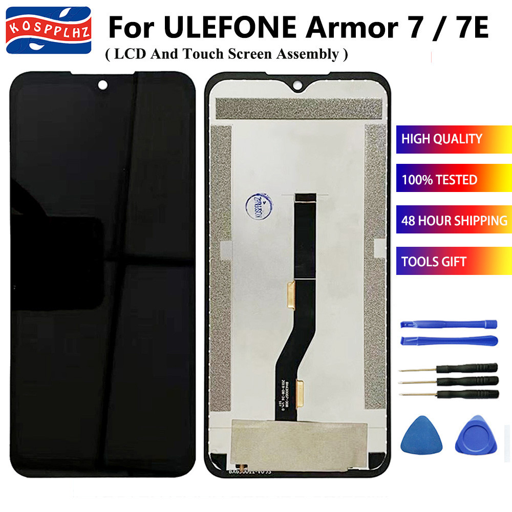 For Ulefone Armor 7 / 7E LCD splay + Tou Screen gitizer Replacement 6.3" For Armor 7E LCD Front Scre