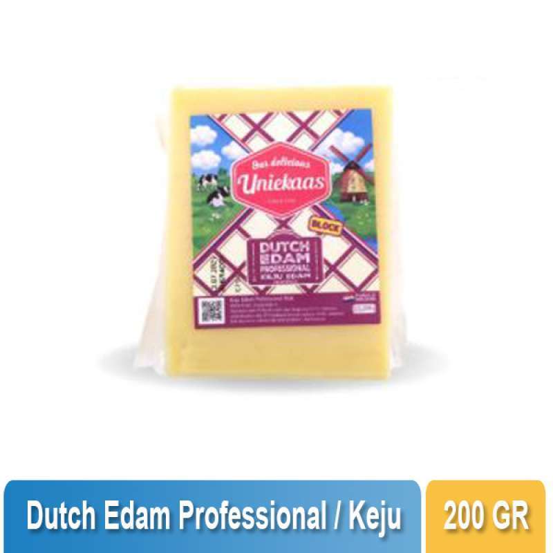 UNIEKAAS - Block Dutch Edam professional 200gr / Keju Edam