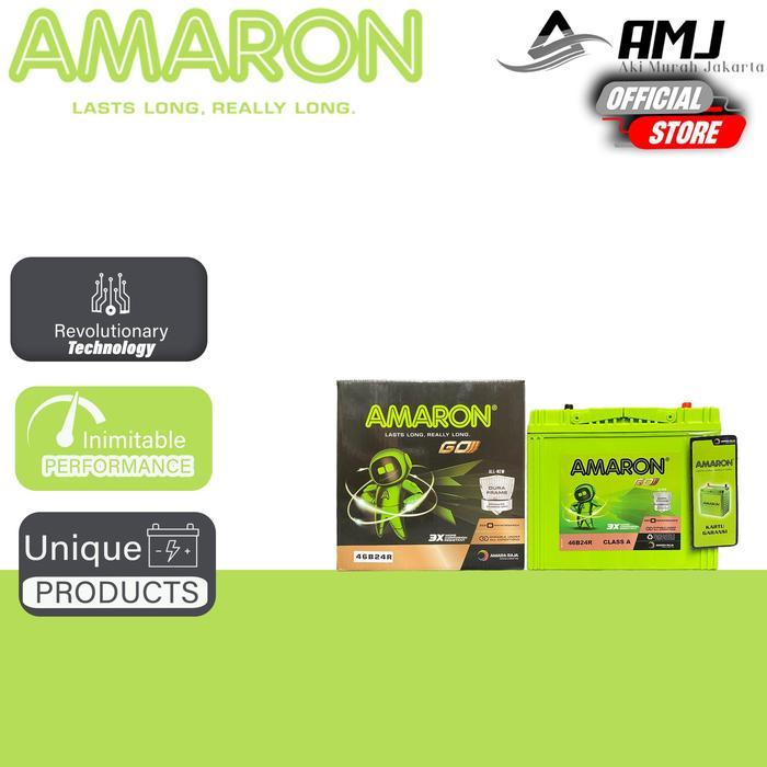 Amaron GO Aki Mobil Toyota Avanza NS60 / 46B24R - 45Ah Aki Kering - GOJEK/GRAB S- JTools