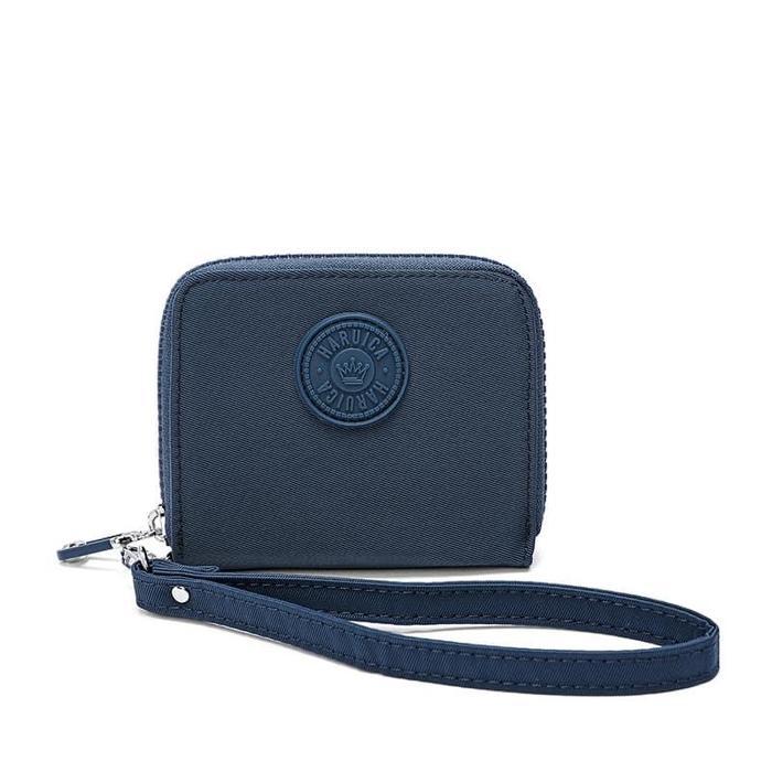 Dompet kartu HARUICA WALLET 80136 - dompet lipat kartu import - Navy