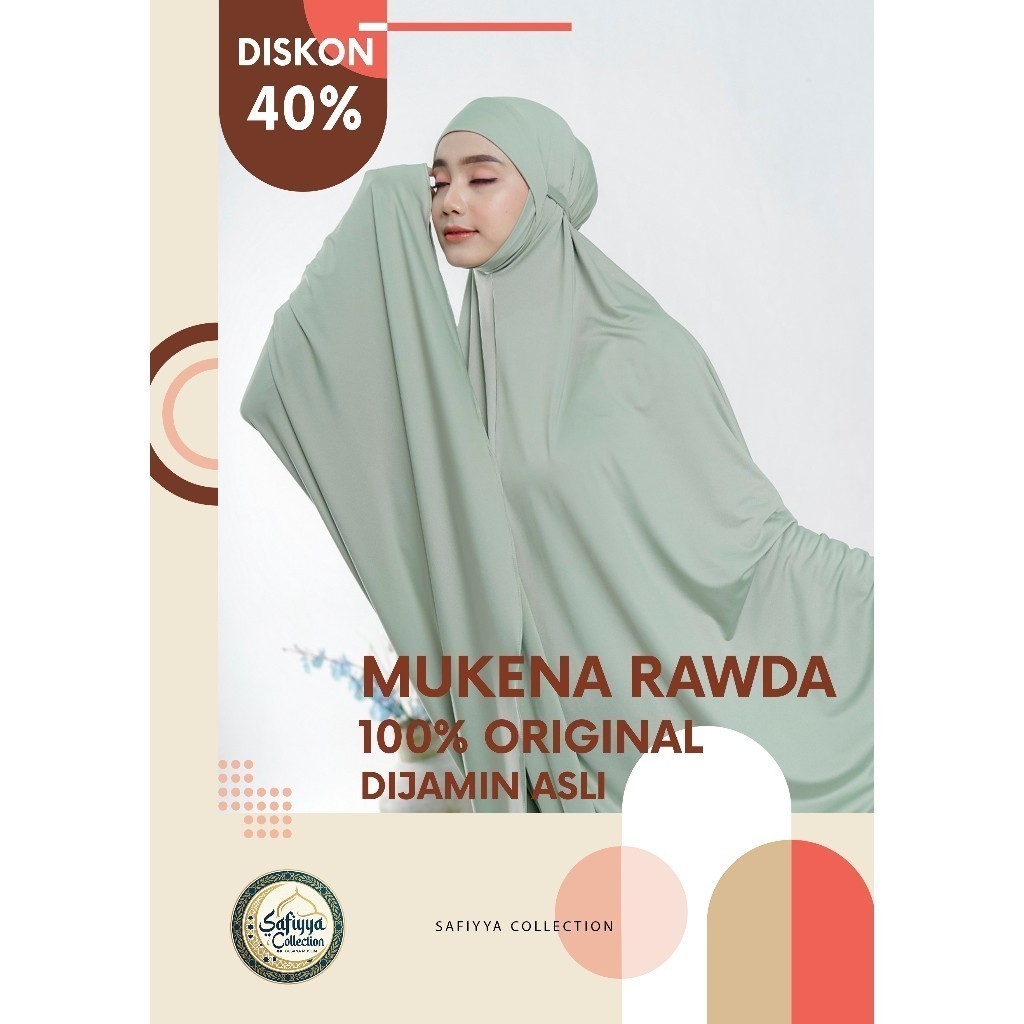 Mukena Anti Kusut Polos Bahan Jersey Tunica Premium Ustadzah Halimah Warna Putih Bersih Hitam Pekat 