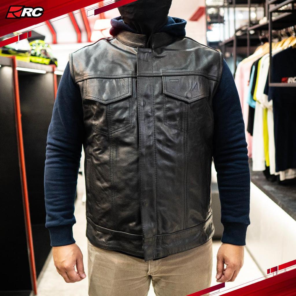 Skull Riderz Outlaw Biker Vest Black Original