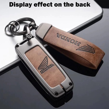 Cover Case Kunci Logam Kulit Motor /Untuk Honda STYLO 160 PCX 160 ADV 160/Casing Cover Kunci Remot K