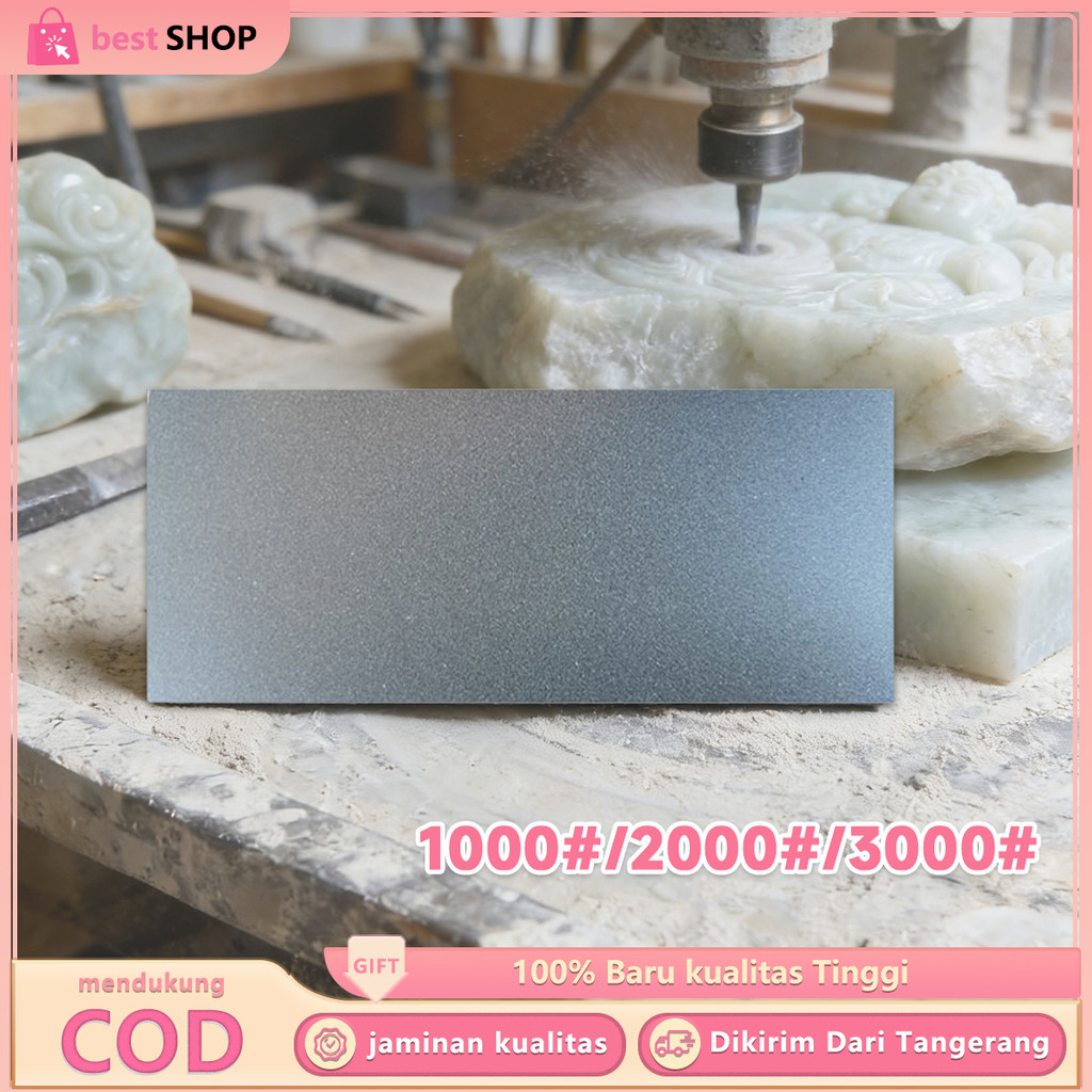 Batu Asah Diamond Sharpening Plate 1000#/3000#/2000# Pelat Penggilingan Berlian Untuk Pisau