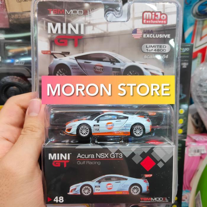 MiniGT Acura NSX GT3 Gulf Racing Diecast