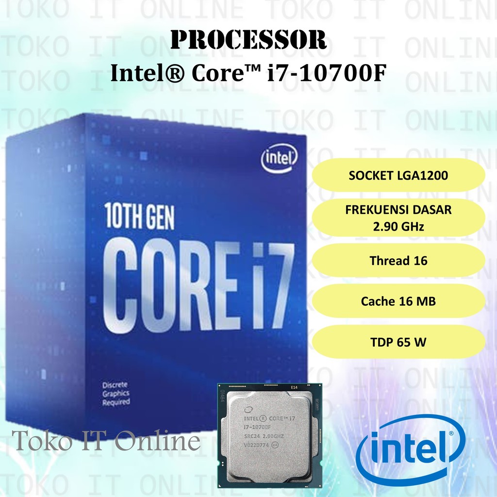 INTEL CORE I7-10700F LGA1200