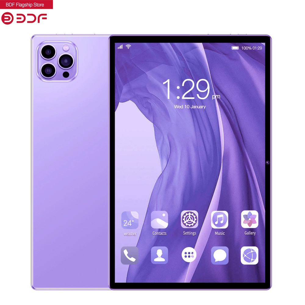 New 10.1 In Tablets 4G Phone Call Dual SIM Dual Cameras 8GB+64GB Bluetooth 4.0 Wi-Fi Tablet PC Andro