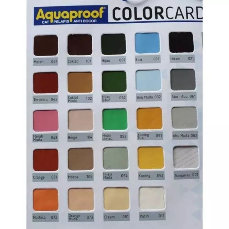 Cat Pelapis Aquaproof 4kg Anti Bocor Kedap Air