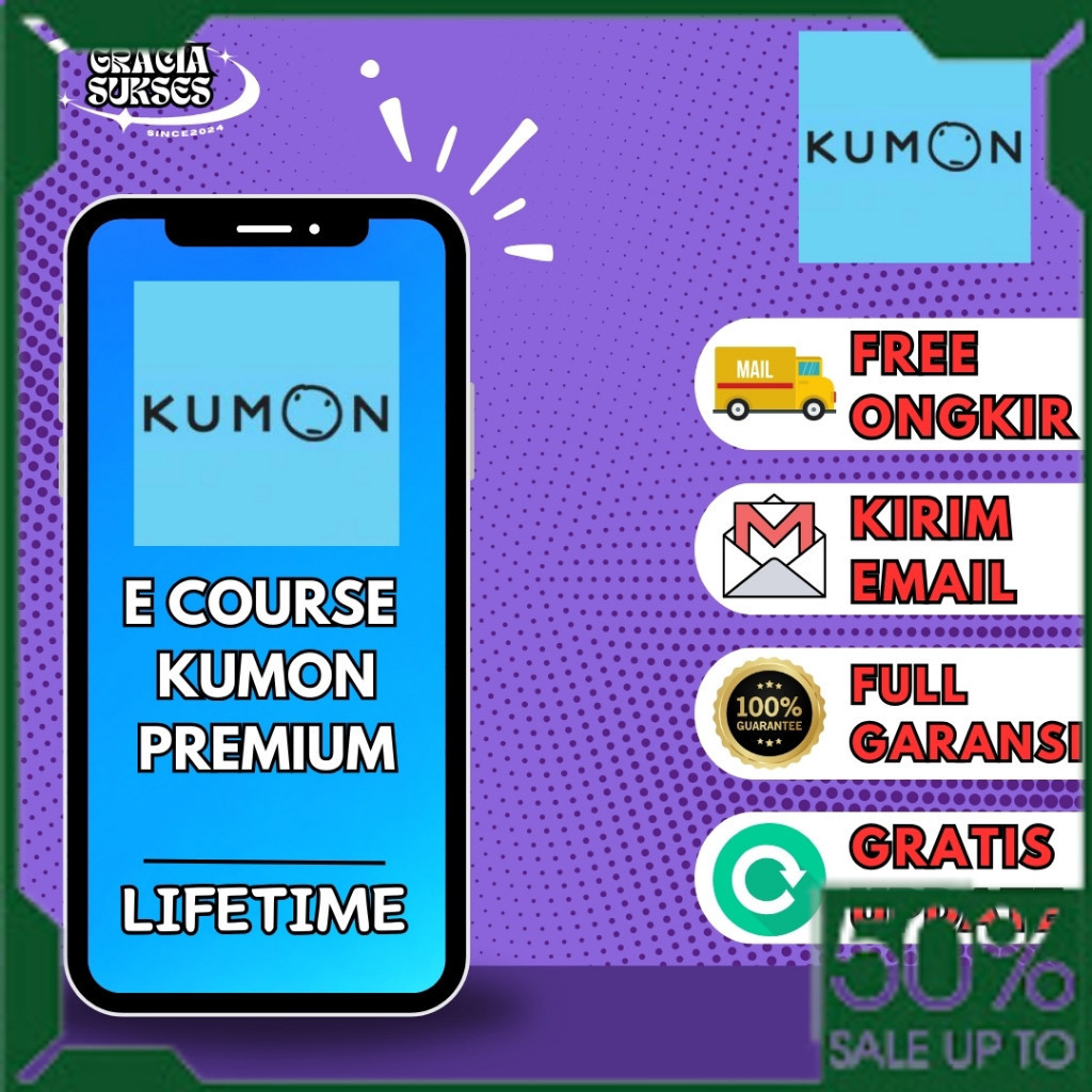 E-COURSE KUMON LENGKAP | Paket Pembelajaran Anak SD | Media Belajar Anak & Guru | FULL GARANSI